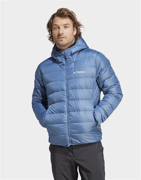 adidas light hooded daunenjacke grün herren|Adidas Terrex Multi Light Hooded Down Jacket Men .